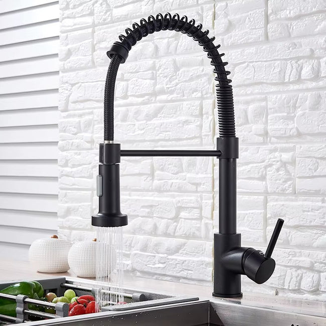 AquaFlow Pull Out Kitchen Tap with Flexible Spray