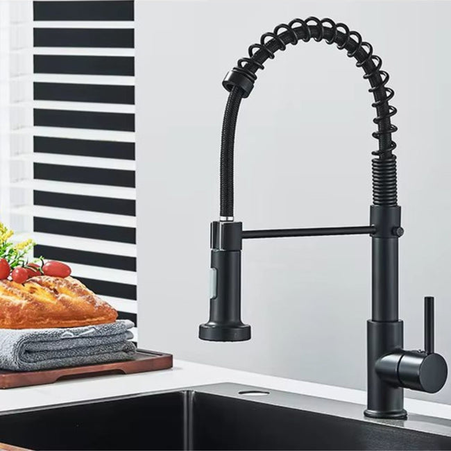 AquaFlow Pull Out Kitchen Tap with Flexible Spray