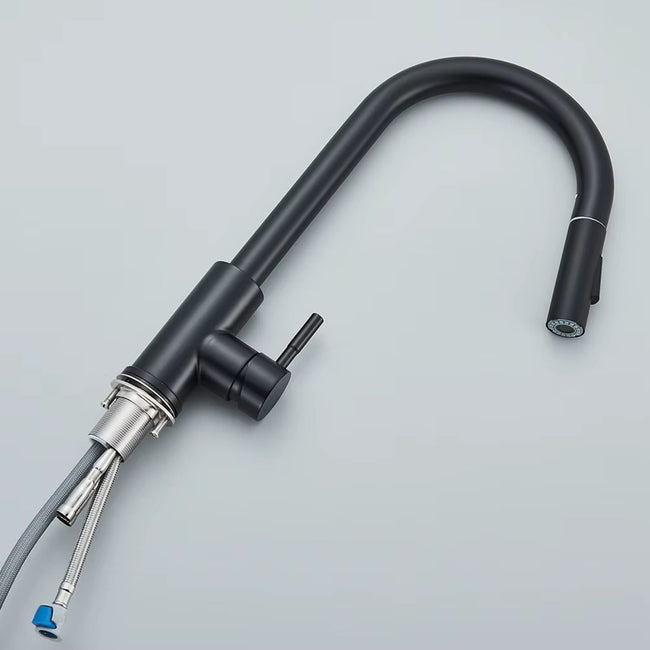 AquaGlide Pull-Out Kitchen Mixer Tap with Flexible Spray