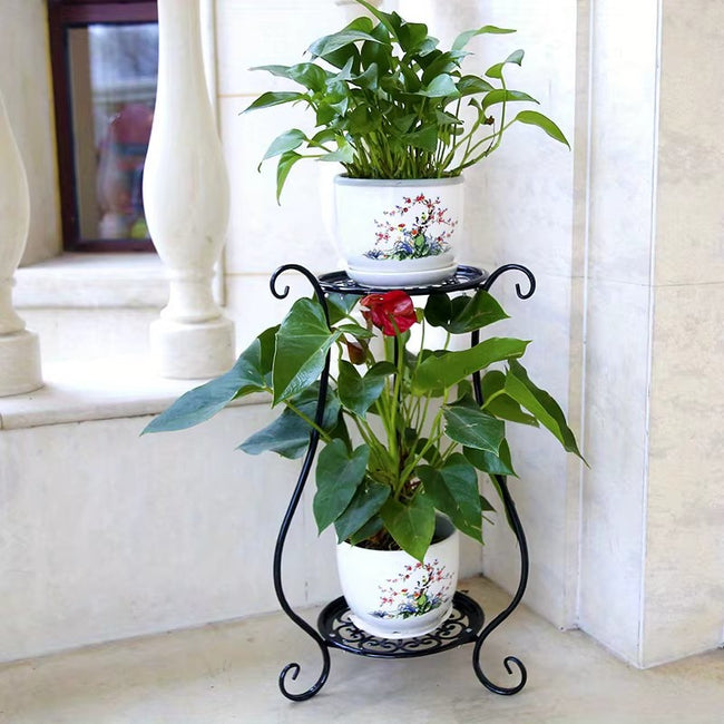 BloomNest Double-Tier Plant Stand