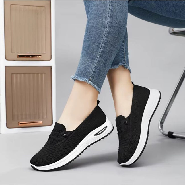 BreezaStep Breathable Walking Shoes