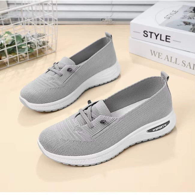 BreezaStep Breathable Walking Shoes
