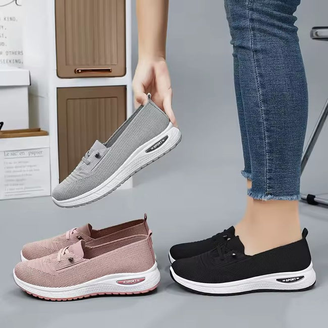 BreezaStep Breathable Walking Shoes