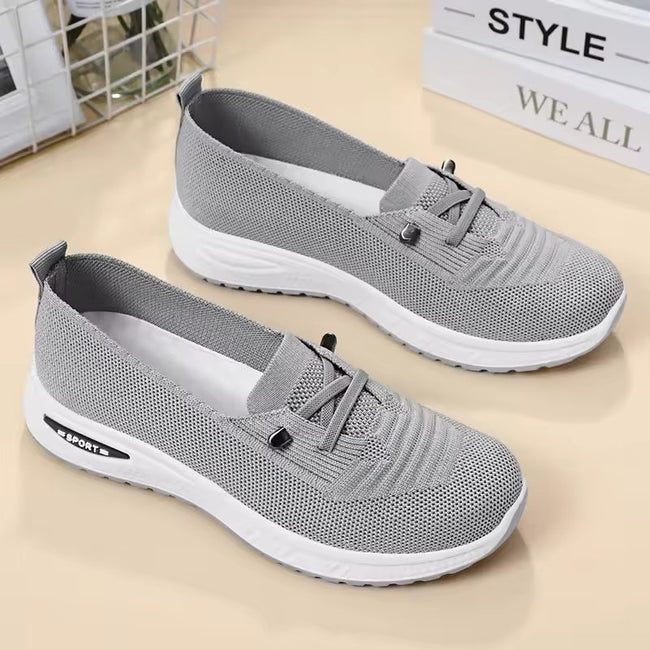 BreezaStep Breathable Walking Shoes