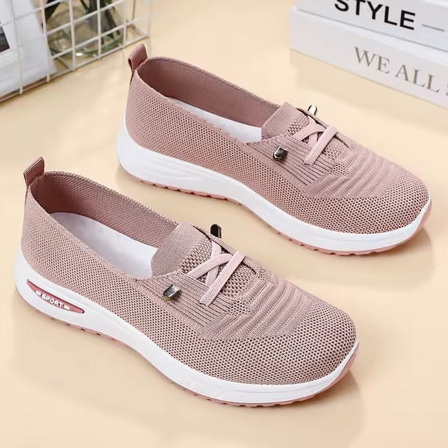 BreezaStep Breathable Walking Shoes
