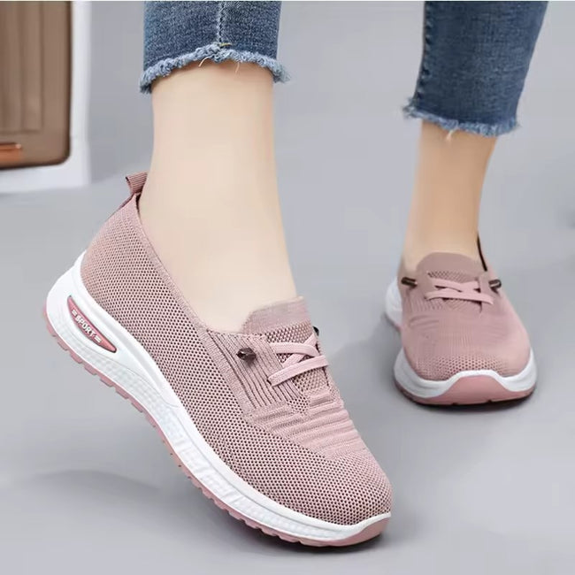 BreezaStep Breathable Walking Shoes
