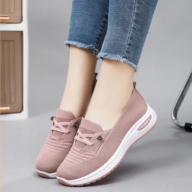 BreezaStep Breathable Walking Shoes