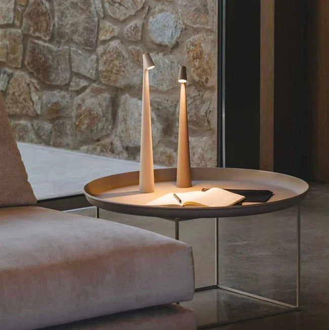 BrightWisp Stylish Minimalist Wireless Table Lamp