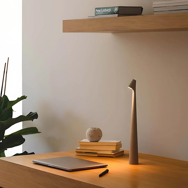BrightWisp Stylish Minimalist Wireless Table Lamp
