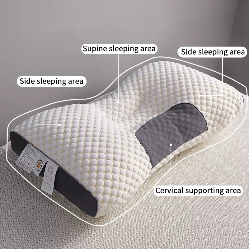 Hybrid Pillow For Side Sleepers - Neck Pain Support Cervical