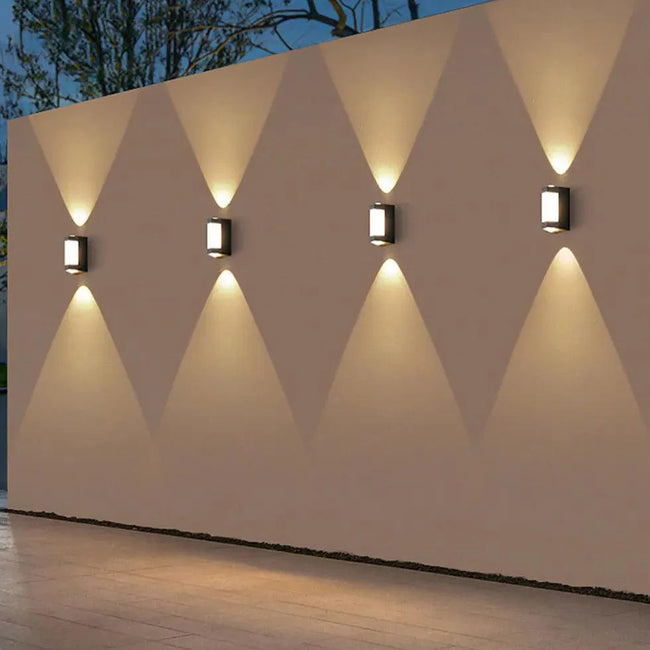 LumaCrest Modern Outdoor LED Wall Light
