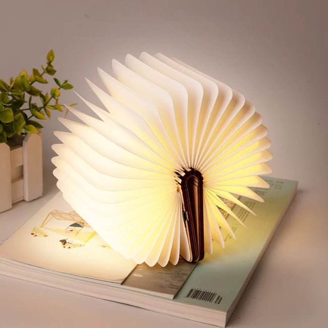 Luminara Rechargeable Art Decor Book Lamp