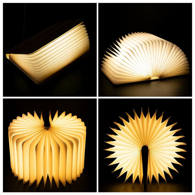 Luminara Rechargeable Art Decor Book Lamp