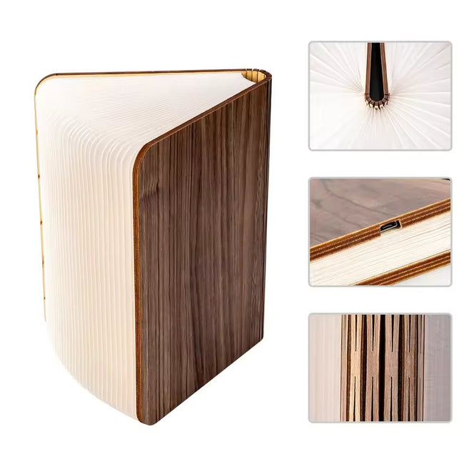 Luminara Rechargeable Art Decor Book Lamp