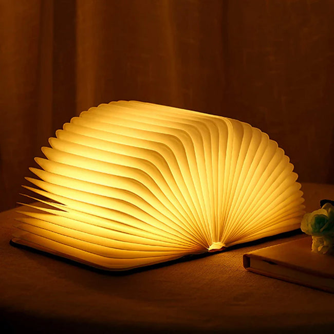 Luminara Rechargeable Art Decor Book Lamp
