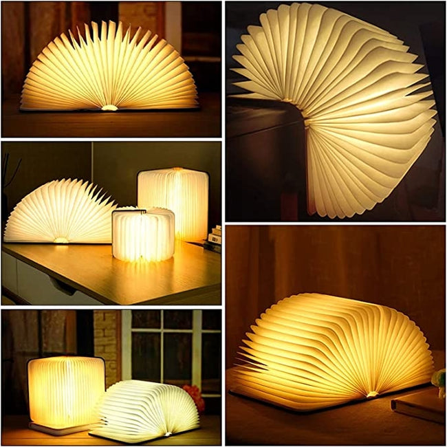 Luminara Rechargeable Art Decor Book Lamp