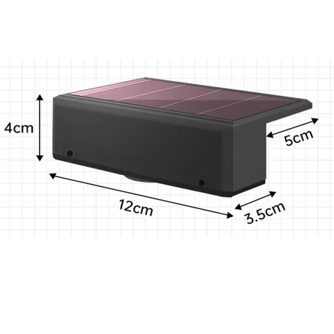 Radiance Waterproof Solar Wall Light