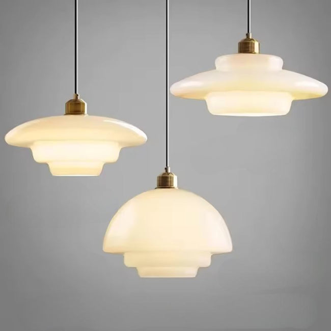 RetroLume Stylish Glass Pendant Light