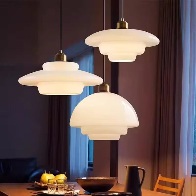 RetroLume Stylish Glass Pendant Light