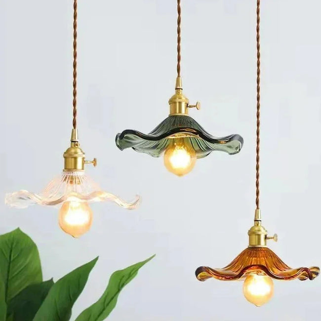 RoseaLuxe Elegant Floral Pendant Light