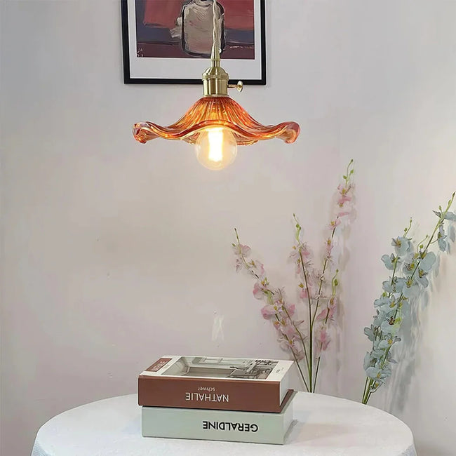 RoseaLuxe Elegant Floral Pendant Light
