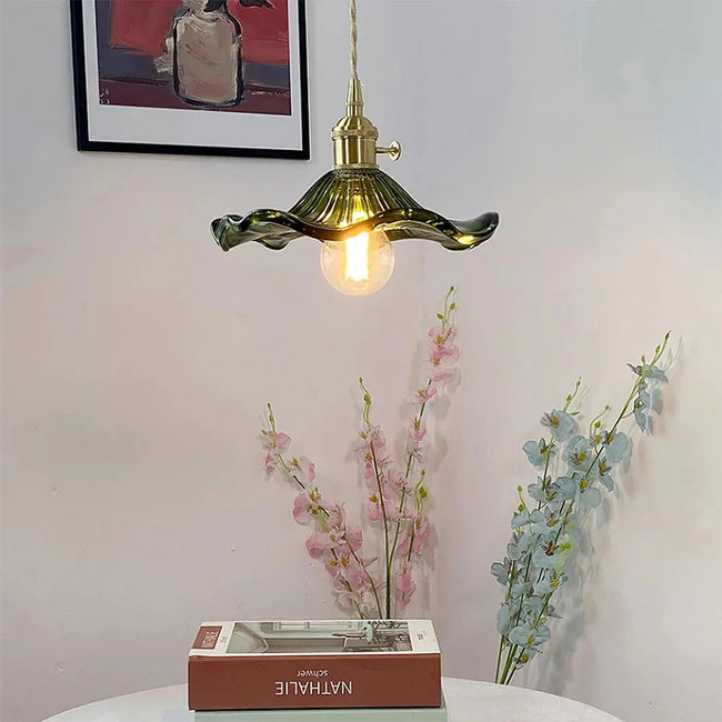 RoseaLuxe Elegant Floral Pendant Light