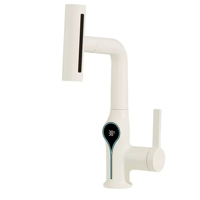SmartFlow Flexible Bathroom Tap with Digital Temperature Display