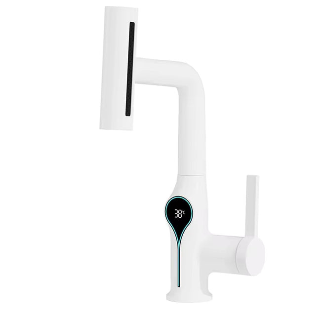 SmartFlow Flexible Bathroom Tap with Digital Temperature Display