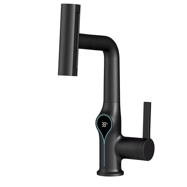 SmartFlow Flexible Bathroom Tap with Digital Temperature Display