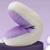 AirRest Honeycomb Purple Neck Pillow