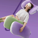 AirRest Honeycomb Purple Neck Pillow