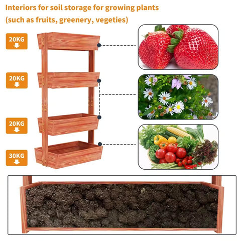 GreenSpace Ladder Raised Garden Planter