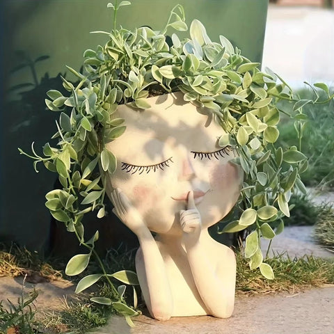 HairStyle Nordic Hair Plant Pot Planter