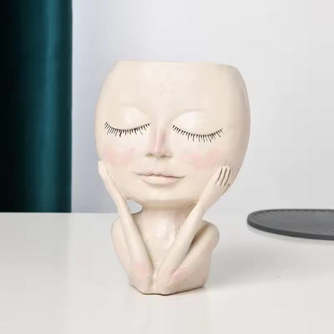 HairStyle Nordic Hair Plant Pot Planter