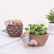 LeafGarden Squirrel Plant Pot