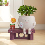 Sweetheart Smiley Plant Pot