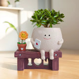 Sweetheart Smiley Plant Pot