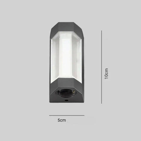 LumaCrest Modern Outdoor LED Wall Light
