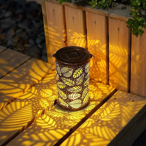 LumiLeaf Lantern Solar Garden Light
