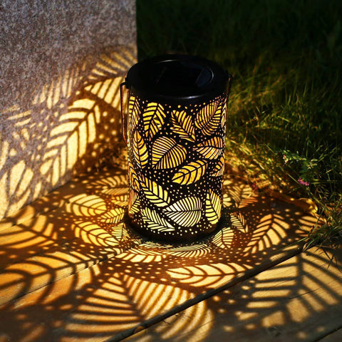 LumiLeaf Lantern Solar Garden Light
