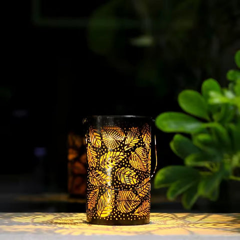 LumiLeaf Lantern Solar Garden Light