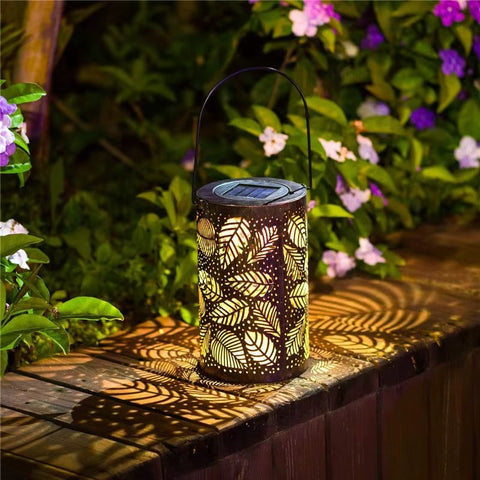 LumiLeaf Lantern Solar Garden Light