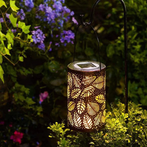 LumiLeaf Lantern Solar Garden Light