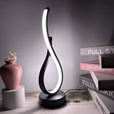 LuminaTwist Modern Spiral LED Table Lamp
