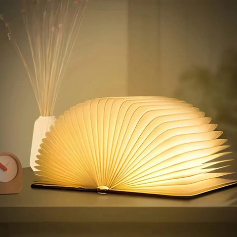 Luminara Rechargeable Art Decor Book Lamp