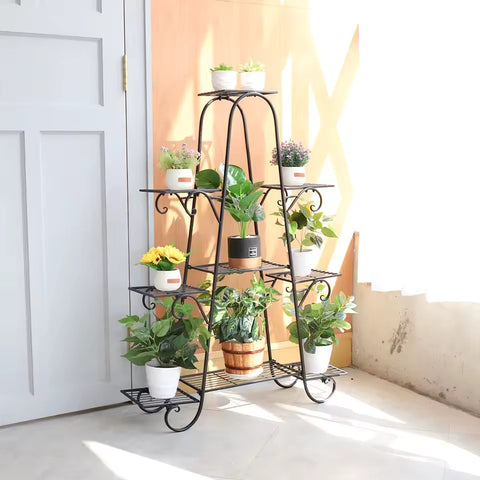 NoirBloom 9 Tier Plant Stand