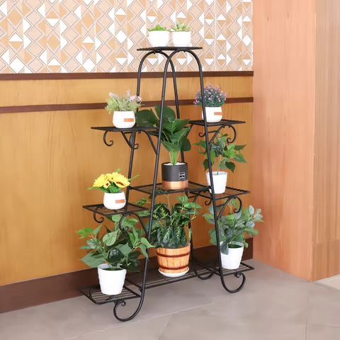 NoirBloom 9 Tier Plant Stand