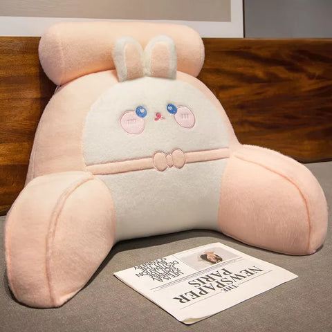PlushLift Cute Backrest Cushion