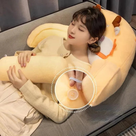 PlushLift Cute Backrest Cushion