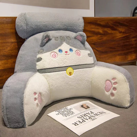 PlushLift Cute Backrest Cushion
